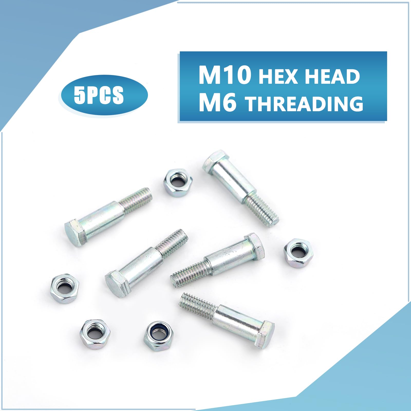 Amazon.com: Minho Motorcycle Handlebar Lever Pivot Bolts, M6